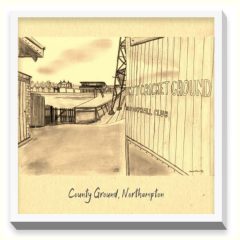 The Hotel End Gates, County Ground | Wall Art