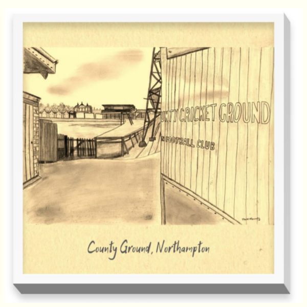The Hotel End Gates, County Ground | Wall Art